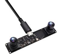 SVPRO Module de caméra stéréo USB 960p pour 3D, VR, double objectif synchronisé, USB 2.0 sans pilote pour Windows, Linux, Android, MacOS, carte webcam CMOS OV9712 pour compte de personnes, Retina