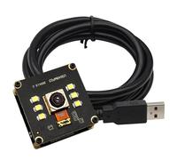 Svpro Module de caméra USB autofocus 48 MP avec lumière, webcam USB, caméra de vision nocturne pour ordinateur, caméra de vision industrielle 8000 x 6000 pixels, caméra Lightburn pour Linux Anroid
