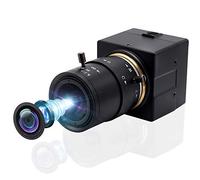 Svpro Webcam Full HD 1080P 5X Zoom Optique - Caméra USB avec Objectif 2.8-12 mm, Mise au Point Manuelle, 100fps, Mini Caméscope en Métal pour Sécurité à Domicile, UVC