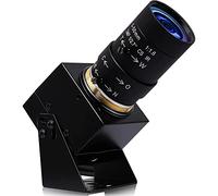 Svpro Webcam USB 8 MP avec mise au point variable 5-50 mm CS Mount Objectif 10X Zoom in et Out Caméra externe pour ordinateur portable, PC, caméra UVC Plug and Play 2448P