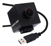 Svpro Webcam USB Ultra HD 4K 30pfs avec objectif 170°, mini caméra UHD 3840 x 2160 Sony IMX317 capteur Plug & Play UVC avec boîtier en métal pour Mac Android Linux Windows