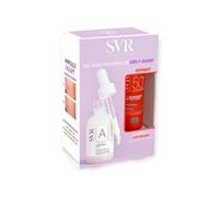 SVR Coffret Ampoule A Lift + Blur SPF50+ Sun Secure sans parfum 15 ml Offert