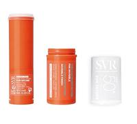 SVR - NEW Easy Stick SPF50+ Visage & Corps Sun Secure - Invisible - Association de Filtres Brevetée - Résiste à L'Eau - Pour Bébé, Enfant, Adulte - Format rechargeable - Stick 10g