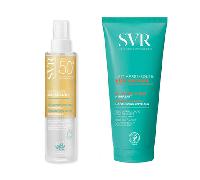 SVR Routine Sun Secure Eau Solaire SPF 50+ 200ml et Lait Après-Soleil