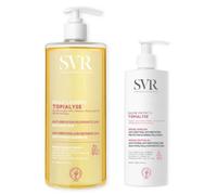 SVR Routine Topialyse Hygiene et Soin Peaux Atopiques et Sensibles, Huile Lavante, Baume Protect