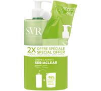 SVR Sebiaclear Crème Lavante 400ml + Recharge 400ml