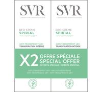 SVR Spirial Déo-Crème Déodorant Anti Transpirant 2x50ml