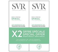 SVR - Spirial Déo-Crème + Recharge - Gamme Spirial - Anti-transpirant 48h multi-zones - Pour transpiration normale à excessive - Aluminium chlorohydrate, probiotiques, terre de diatomée - 50 ml