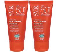 SVR Sun Secure Extreme SPF50+ (en anglais) Crème Protection Solaire 2x50 ml