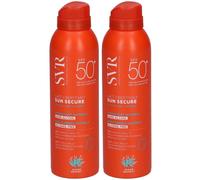 SVR SUN SECURE Lait Crépitant SPF50+ Spray 2x200 ml