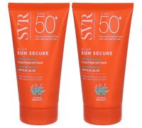 SVR Sun Secure SPF50+ Crème mousse flouteur optique 2x50 ml