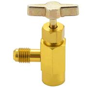 SVRITE 1/4 M14 Adaptateur De Filetage R-134A Automobile Climatiseur R¨¦Frig¨¦Rant Peut Distribution Bouteille Ouvreur Valve