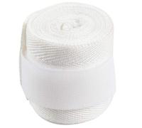 SVRITE 1 Pc Sangle De Sport en Coton ¨¦Lastique 2.5M Bandage De pour Muay Thai Taekwondo Emballage De ¨¤ La Main Blanc