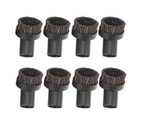 SVRITE 8 Pièces de Poils de Cheval en Poils de Cheval pour Aspirateur Brosse Ronde de Rechange, Outils de Nettoyage de Coin/Piste, Diamètre Intérieur 32 Mm