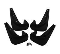 SVRITE Bavettes Universelles - Bavettes de Boue - Protection de Carrosserie de Vehicule - Noir - Compatible avec Voiture, Camionnette, Camions, SUV