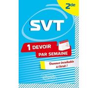 Svt 2de - 1 Devoir Par Semaine