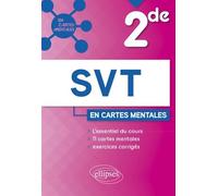 Svt 2de En Cartes Mentales - L'essentiel Du Cours, 11 Cartes Mentales, Exercices Et Corrigés
