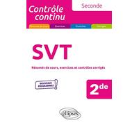 SVT 2de: Résumés de cours, exercices et contrôles corrigés