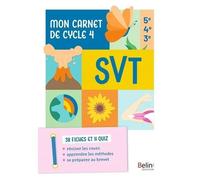 Svt 5e, 4e, 3e - Mon Carnet De Cycle 4