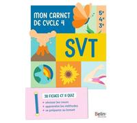 Svt 5e, 4e, 3e - Mon Carnet De Cycle 4