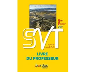SVT Baude Jusserand 1re 2019 - Livre du professeur