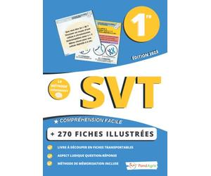 ⭐ SVT Première 1re - 1ère - (Sciences de la vie et de la Terre) - Pandagro - Enseignement de spécialité -: Livre découpable à fiches question / ... optimisée MEMOBOOST: Objectif Réussite