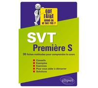SVT Première S - 30 fiches-méthodes pour comprendre le cours - Pierre Ducamp - Ellipses - broché - Scolaire / Universitaire