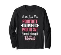 SVT Teacher Idée Cadeau Amusante pour Professeur de Sciences Manche Longue