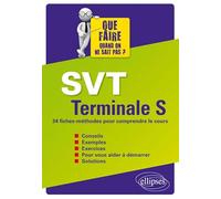 SVT Tle S: 34 fiches-méthodes pour comprendre le cours
