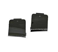 SVTSTRQE Arrière Bouchon D'Attelage pour B&MW X3 F25 pour Ms&Port 18d 18i 20dX 20i 20iX 28iX 30dX 35dX 35iX pour XDrive pour SDrive pour SAV Cache-œillet Crochet remorquage(Paire-Noir)