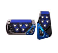 SVTSTRQE Boîte De Vitesses Pédales De Frein Kit De Repos De Pedal Kit De Repose-Pied Essence Couvercle plaquette pédale embrayage frein(BLEU)