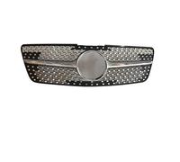 SVTSTRQE Grille Pare-Chocs Avant Grille Calandre Avant Accessoires Tuning pour Mercedes pour Benz ML W164 2005-2011 ML300 ML350 ML500 ML550 Grille radiateur(09-11 Diamond Silver)