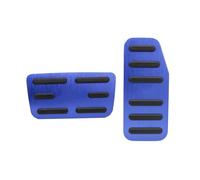 SVTSTRQE Pour Fit Pour Jazz 2011 2012 2013 2014 2015 2016 2017 2018 2019 2020 Couvre-palier Pédale Accélérateur Carburant Du Frein De Voiture AT Couvercle plaquette pédale embrayage frein(BLEU)