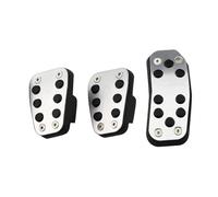 SVTSTRQE Pour Pour Fiesta MK7 2009-2015 Pour Ecosport 2012 2013 2014 2015 2016 2017 LHD Couvre-palier Voiture Accélérateur Éclats Couvercle plaquette pédale embrayage frein(MT sans repos)