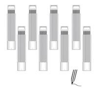 SVUPUE 48 Pièces 2,8mm HB Mine Crayon Chantier, Recharges pour Crayons de Charpentier, Recharges de Crayon Menuisier Solides pour le Travail du Bois, la Construction, Noir