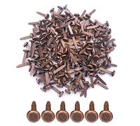 SVUPUE Mini Attaches Parisiennes, Mini Brads, Pinces à Motif en Métal, pour Cartes, Scrapbooking, Le Cuivre, 200 Pièces