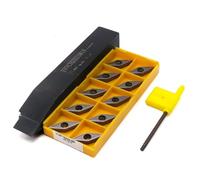 SVVCN SVVCN1616H11 SVVCN2020K16 SVVCN2525M16 porte-outil de tournage externe VCMT Inserts en carbure VCMT160404 08 MA outil coupe CNC Plaquettes de Carbure CNC(25mm and 04 MA)