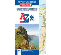 Sw Coast Path North Devon & Somerset Adventure Atlas