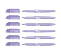 [SW-FL-SV-6] PILOT Lot de 6 Surligneurs FriXion Light Soft Pte Biseautée 3,3 ...