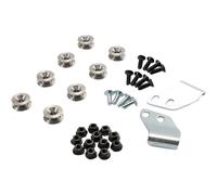 SW-Motech Kit adaptateur Pro KFT.00.152.35100 pour valises TRAX, NANUK – 2 valises – Noir
