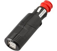 Sw-motech Chargeur Dual Port Usb Universal Plug Rotating Case 2 X 2100 Ma 12-24v