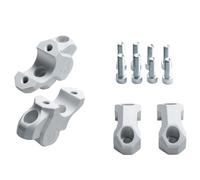 SW-Motech Guidon arrière Bar Back H 32 mm Recul 25 mm Argent pour modèles BMW
