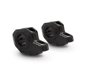 SW-Motech H=30 mm. Recul de 22 mm. Noir. - H=30 mm. Recul de 22 mm. Noir.