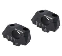 SW-Motech Pose de guidon variable pour Ø 22mm/28mm VARIABLE, NOIR, 28 MM