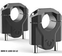 Sw-motech 20 Mm Leh.07.039.12401/b Handlebar Riser Noir