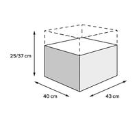 Sw-motech Pro Rearbag 1680d 22-34 L Rear Bag Noir 40 x 43 x 25 cm