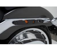 SW-Motech Support Latéral pour Harley-Davidson Softail, noir noir