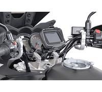 SW-Motech Support GPS antichoc pour guidon - Pour guidon Ø 28 mm. Vibrations amorties. Gris.