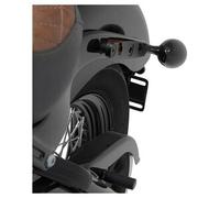 SW-Motech Support Latéral pour Harley-Davidson Softail, noir noir