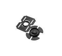 SW-Motech Support T-Lock pour LA1, LA2 et LA3 avec Adaptateur Molle par Exemple pour Courroie de réservoir - Noir